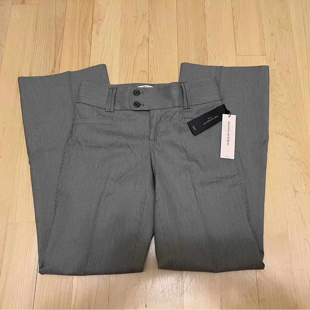 Banana Republic Gray Sloan Fit Women's Trousers 00P - Picture 2 of 7